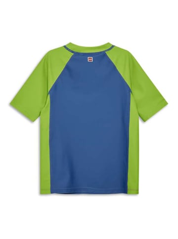 Badeshirt "Waiko" in Blau/ Grün