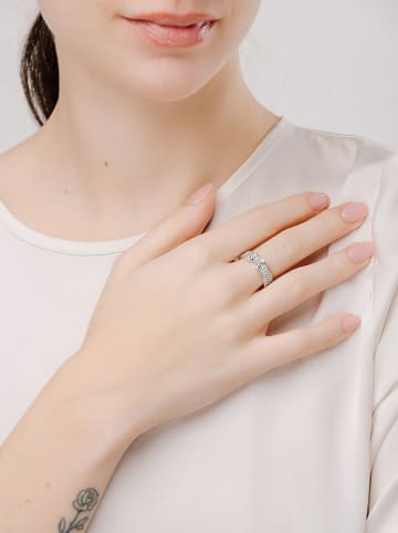 Silber-Ring mit Edelsteinen