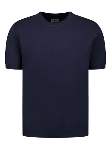 Strickshirt in Dunkelblau