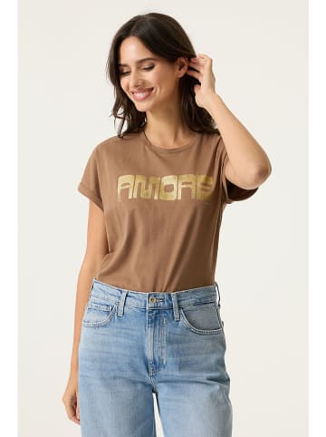 Shirt in Hellbraun