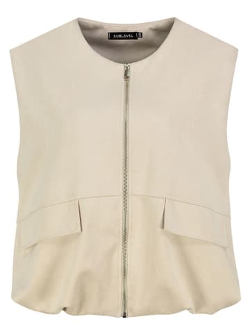 Weste in Creme