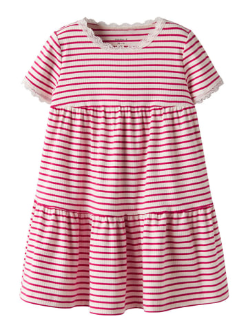 Kleid "Fensina" in Rot/ Creme