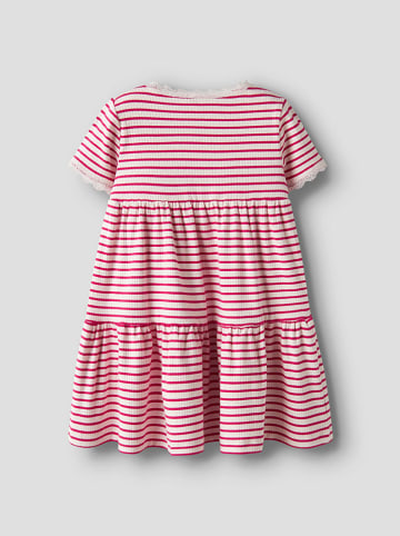 Jurk "Fensina" rood/crème