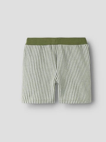 Shorts "Hans" in Khaki/ Weiß