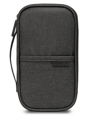 Etui w kolorze szarym na karty - 15,5 x 23,5 x 0,50 cm