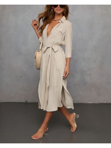 Kleid in Beige