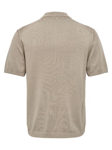 Poloshirt "Onsgarson" in Beige