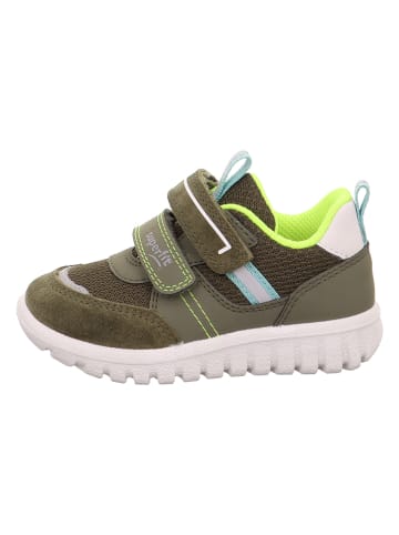 Leren sneakers "Sport 7" kaki