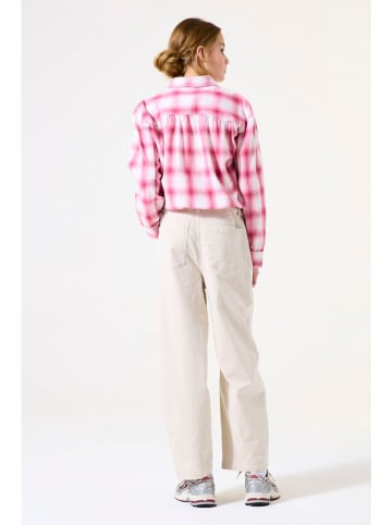 Jeans - Barrell fit - in Beige