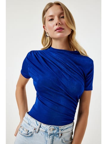 Blouse blauw