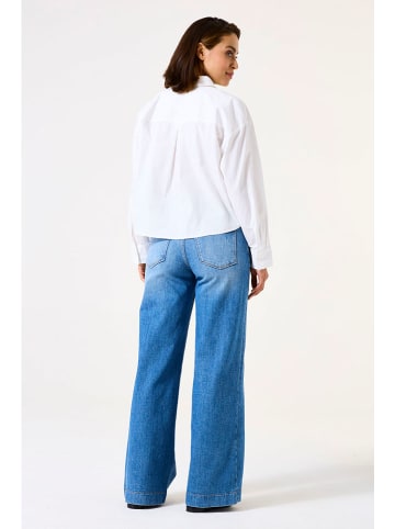Jeans - Wide fit - in Blau