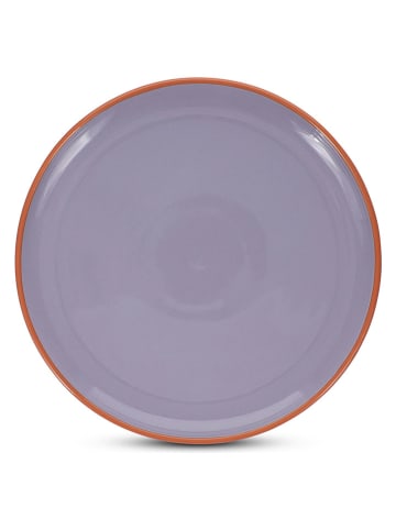 Talerz obiadowy "Duo" w kolorze fioletowo-pomarańczowym - Ø 26 cm