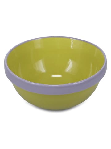 Schale "Duo" in Grün/ Lila - (H)6,5 x Ø 15,5 cm
