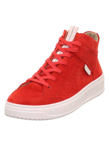 Skórzane sneakersy "Rejoise" w kolorze czerwonym