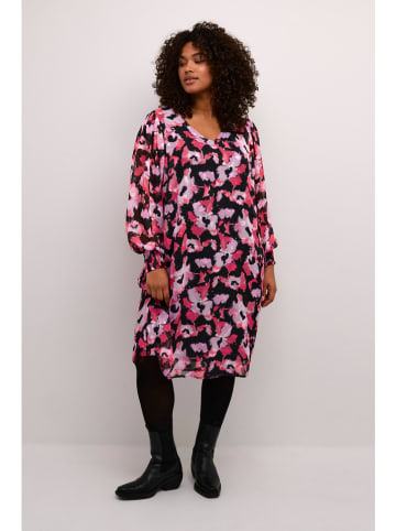 Jurk zwart/roze