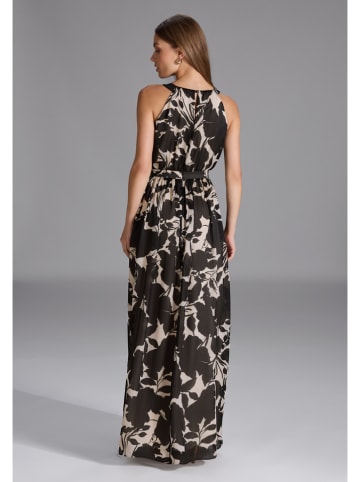 Kleid in Schwarz/ Creme