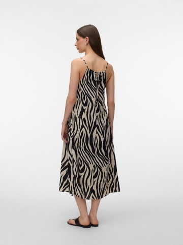 Jurk beige/zwart