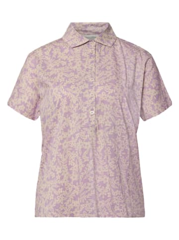 Blouse lila/beige