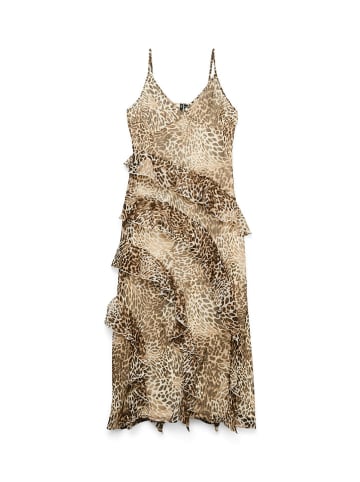 Jurk camel/zwart