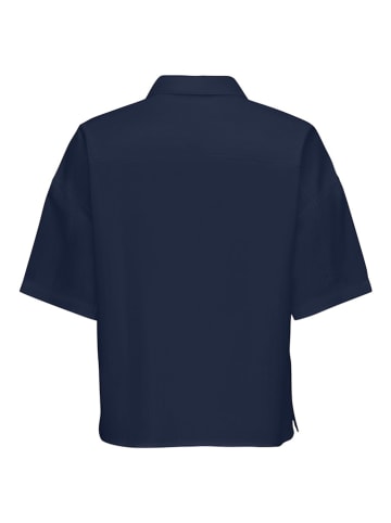Blouse donkerblauw