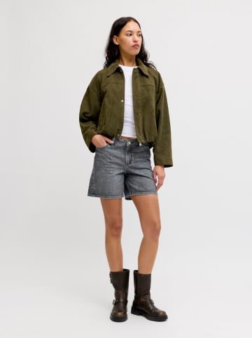 Jeans-Shorts in Anthrazit