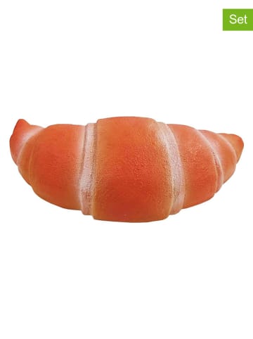 2er-Set: Hundespielzeuge in Orange - (B)16 x (H)4,5 x (T)8 cm