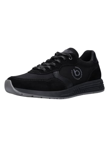 Leren sneakers "Rough" zwart
