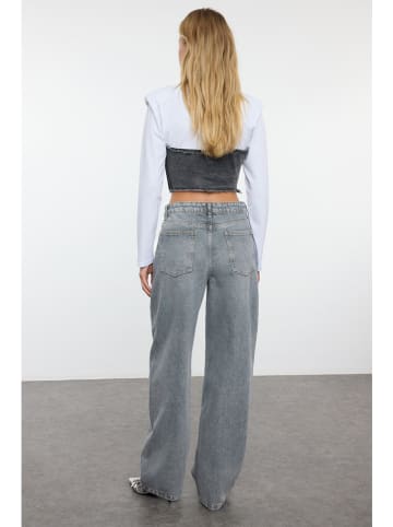 Dżinsy - Baggy fit - w kolorze niebieskim