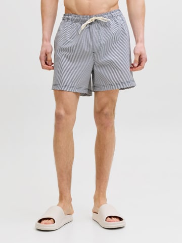 Badeshorts "Maui" in Dunkelblau/ Weiß