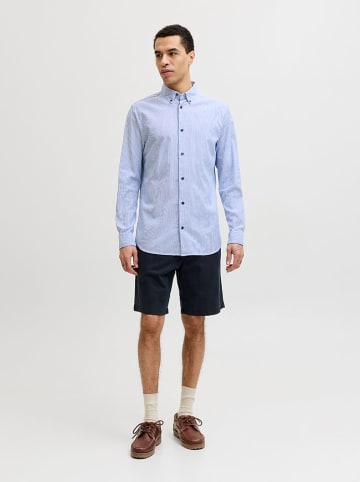 Chinoshort "Stace" donkerblauw