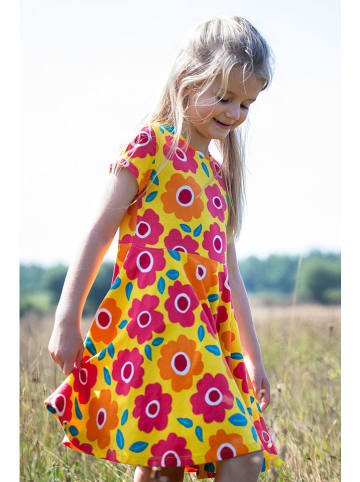 Jurk "Spring" geel/meerkleurig