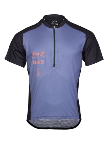 Fietsshirt "Highwayman" blauw/zwart