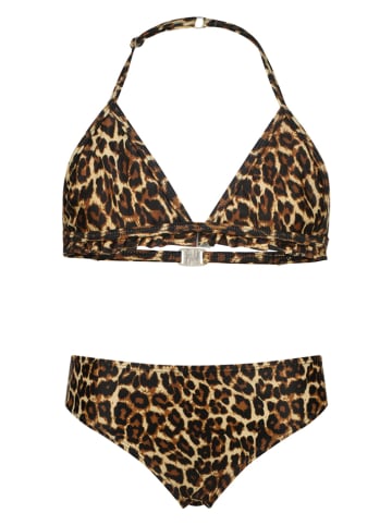 Bikini "Zimone" in Beige/ Braun