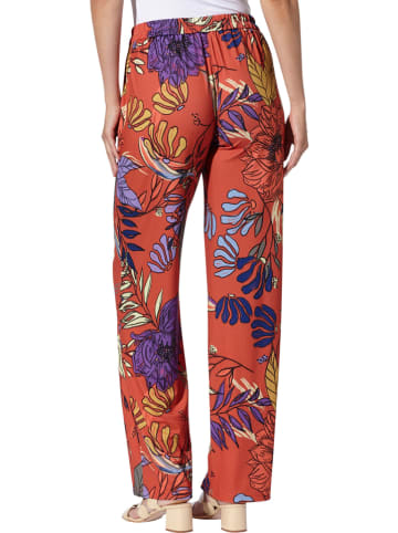 Broek terrakotta/meerkleurig