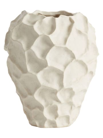 Wazon "Soil" w kolorze kremowym - wys. 21,5 x Ø 18 cm