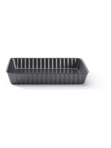 Tarteform in Grau - (L)18 x (B)18 cm