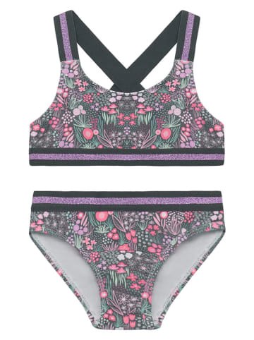 Bikini in Schwarz/ Bunt