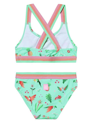Bikini in Türkis/ Bunt