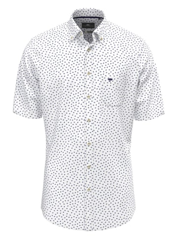 Hemd - Casual fit -  in Dunkelblau/ Weiß