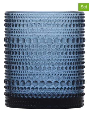 6-delige set: waterglazen "Jupiter" blauw - 300 ml