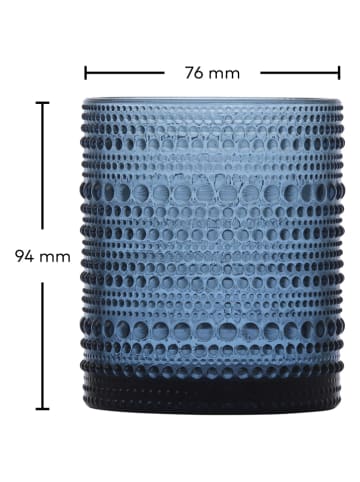 6er-Set: Wassergläser "Jupiter" in Blau - 300 ml