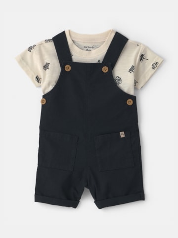 2-delige outfit beige/zwart