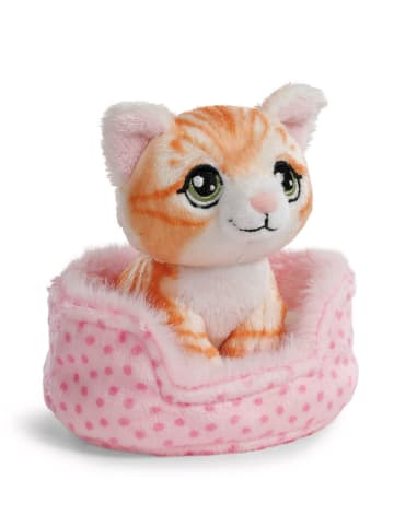 Knuffeldier met mandje "Red Cat Tabby" - vanaf de geboorte