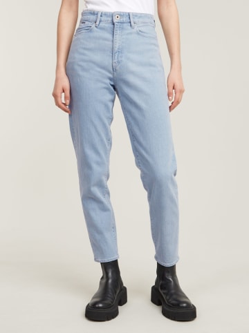 Dżinsy - Mom fit - w kolorze błękitnym