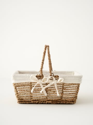 Aufbewahrungskorb ''Arden'' in Hellbraun - (B)31 x (H)13 x (T)22 cm