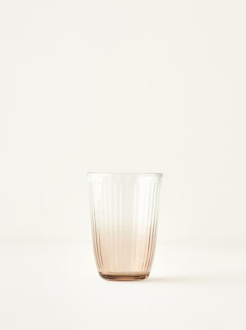 Szklanka "Line" w kolorze jasnobrązowym - 390 ml