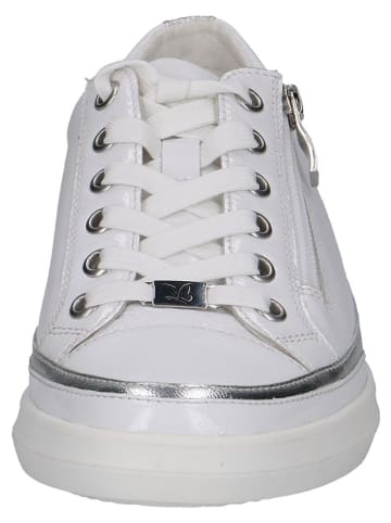 Leren sneakers wit