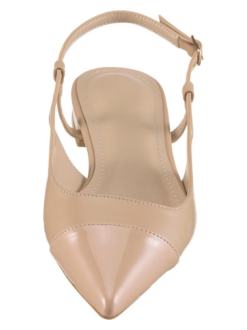 Slingballerinas in Beige