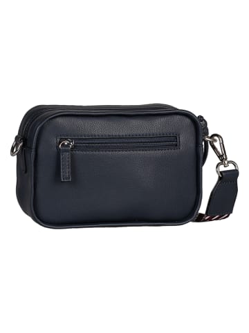 Umhängetasche "Tatiana" in Dunkelblau - (B)21 x (H)13,5 x (T)6 cm