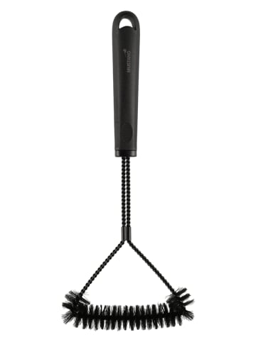 Szczotka w kolorze czarnym do czyszczenia grilla - wys. 39 cm